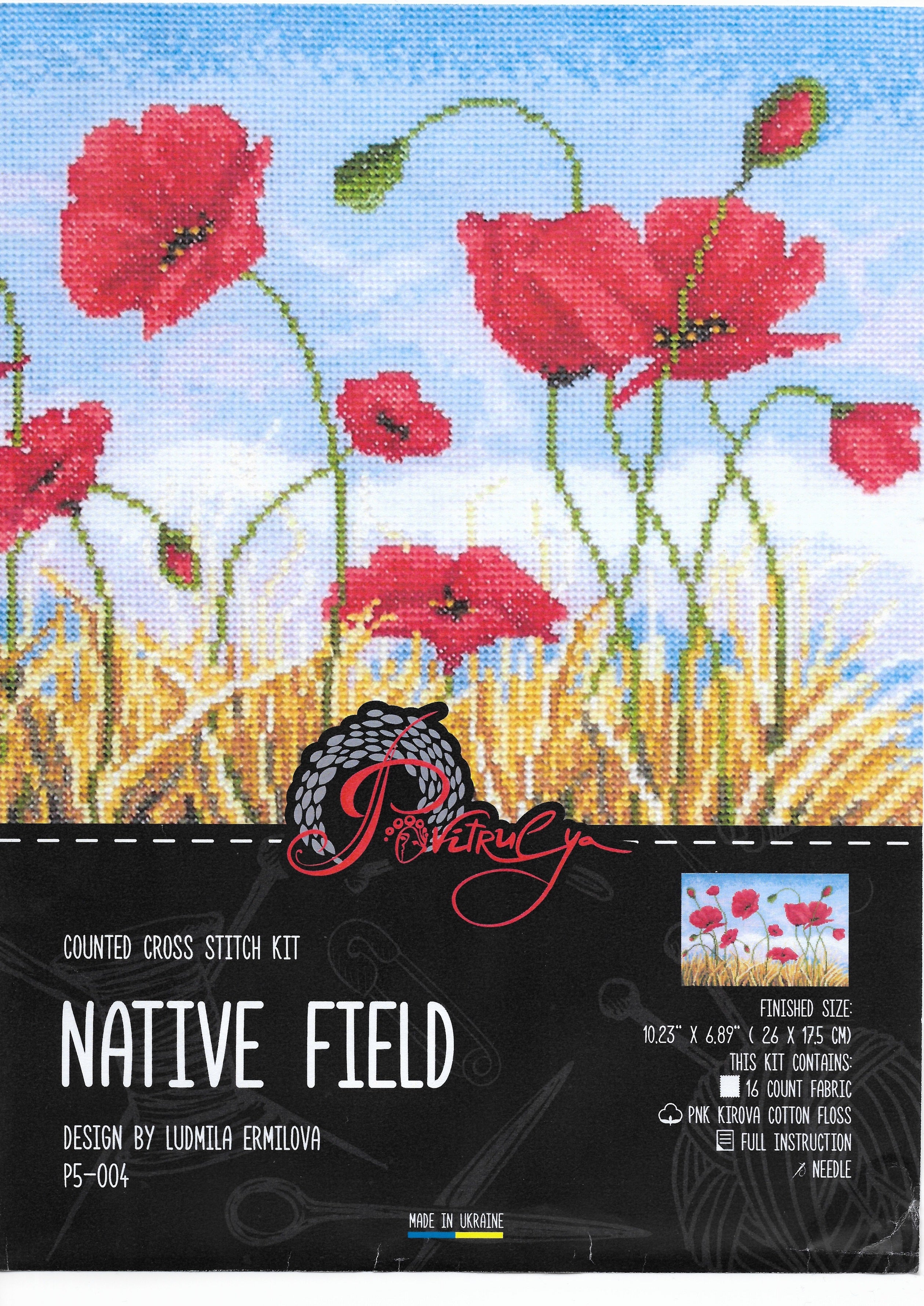 cross stitch embroidery kit