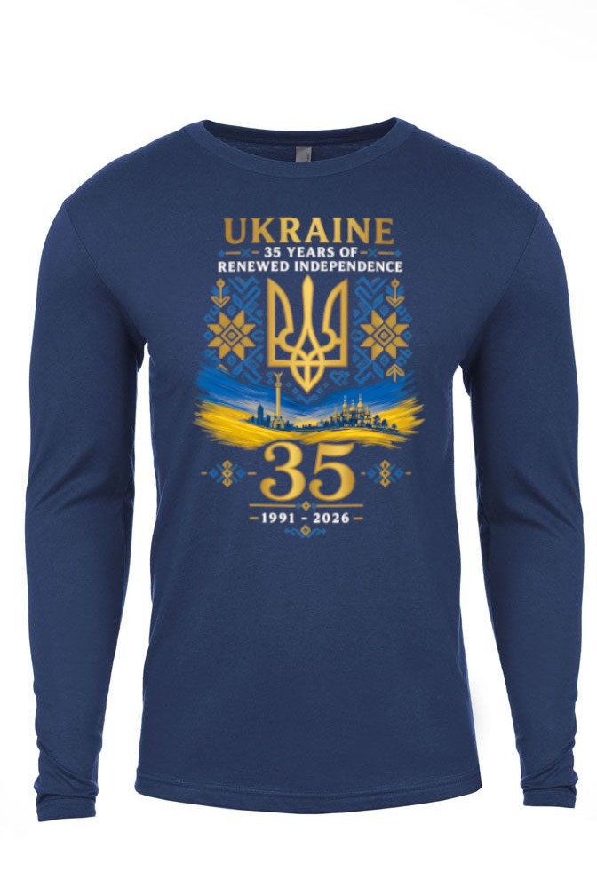Adult long sleeve shirt "Ukraine 35"