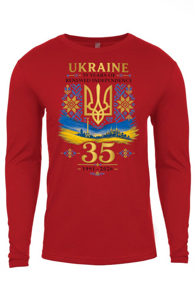 Adult long sleeve shirt "Ukraine 35"