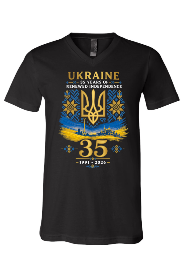 Adult v-neck t-shirt "Ukraine 35"