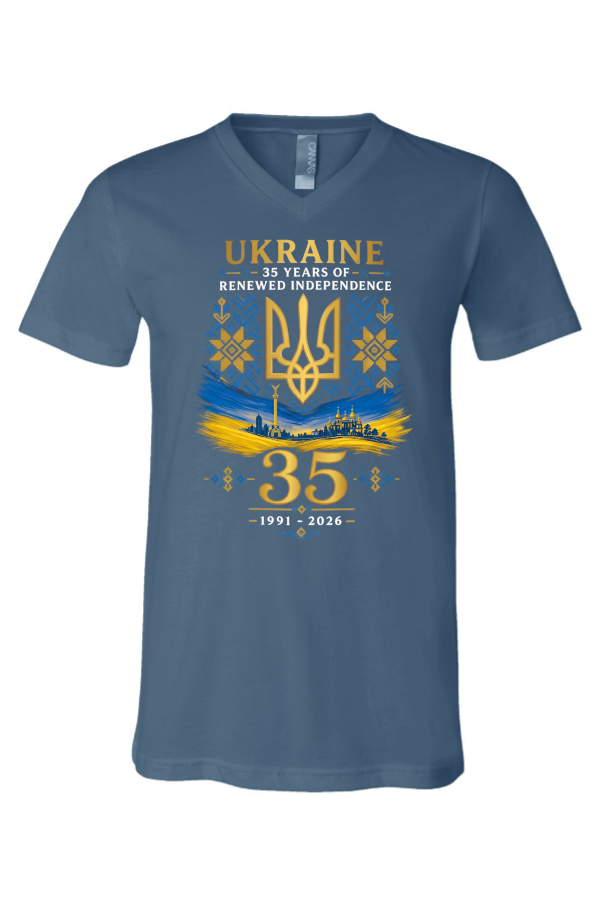Adult v-neck t-shirt "Ukraine 35"