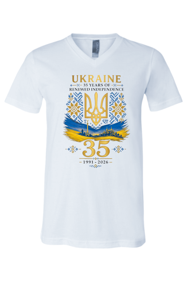 Adult v-neck t-shirt "Ukraine 35"