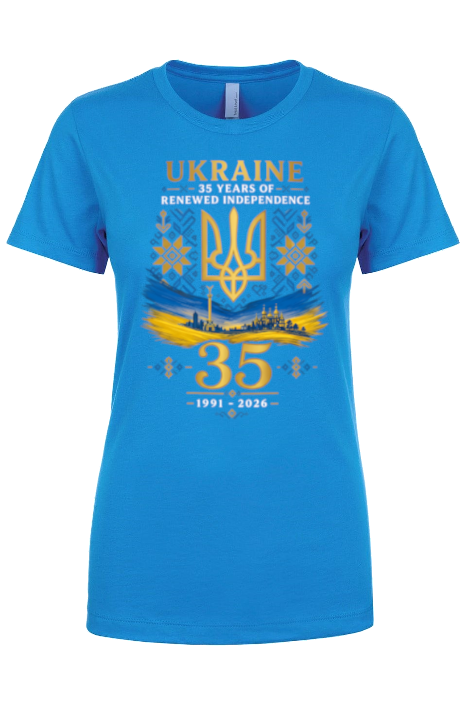 Female fit t-shirt "Ukraine 35"