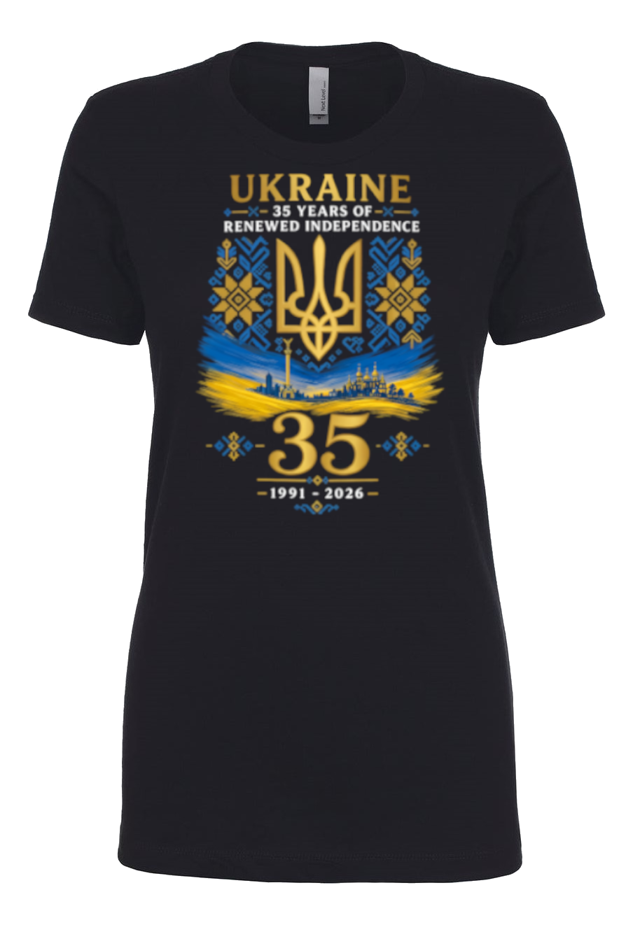 Female fit t-shirt "Ukraine 35"