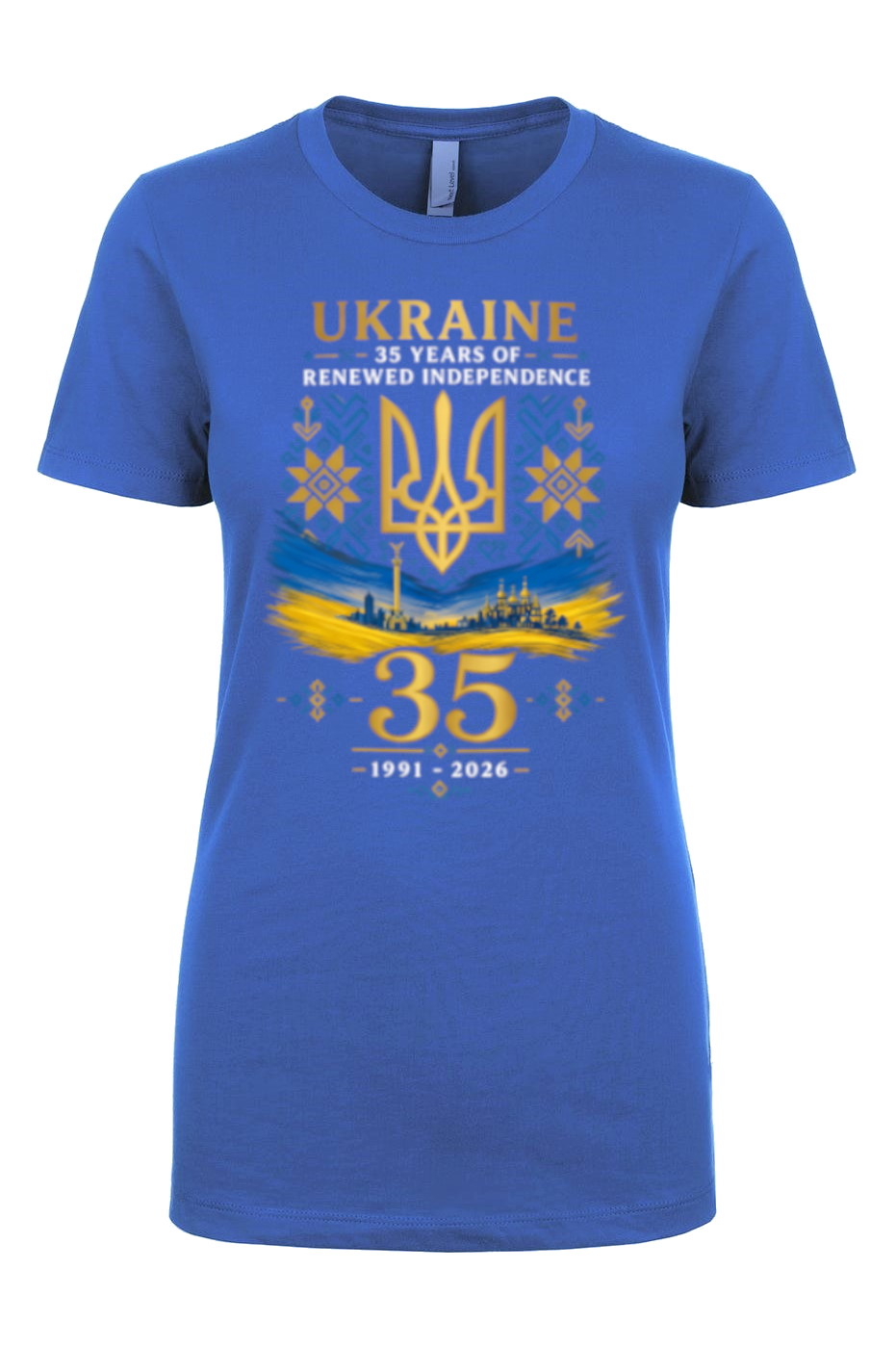 Female fit t-shirt "Ukraine 35"