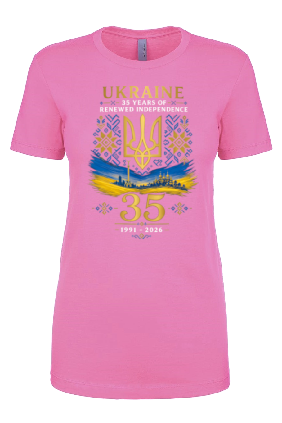 Female fit t-shirt "Ukraine 35"