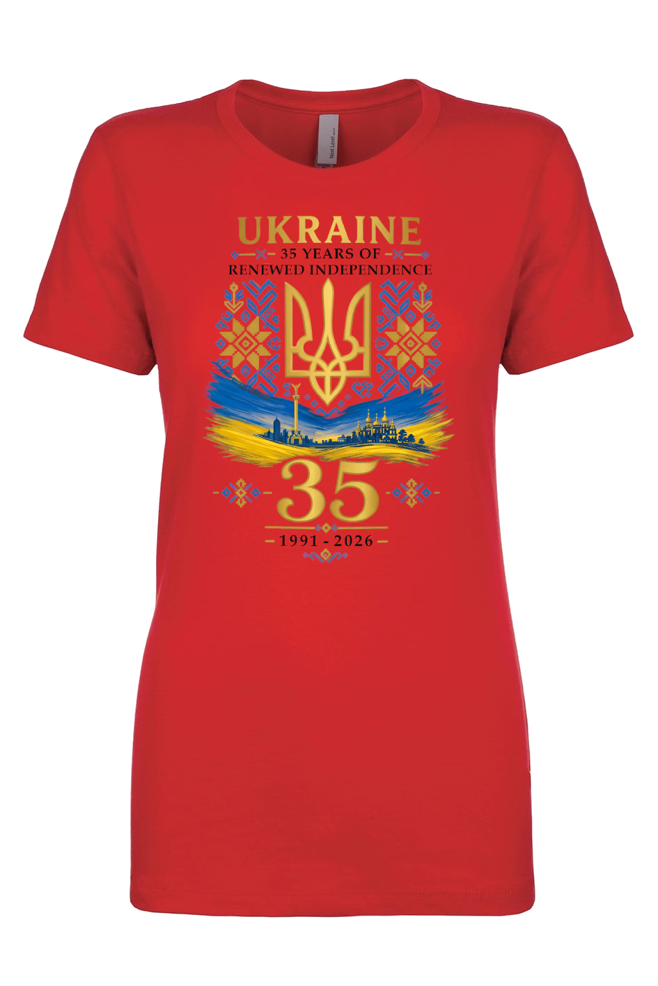 Female fit t-shirt "Ukraine 35"