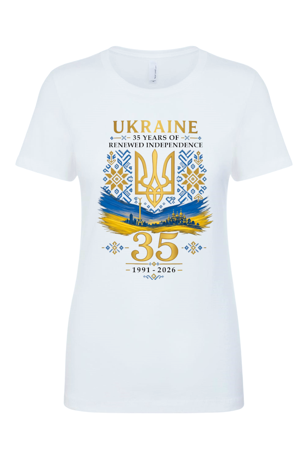 Female fit t-shirt "Ukraine 35"