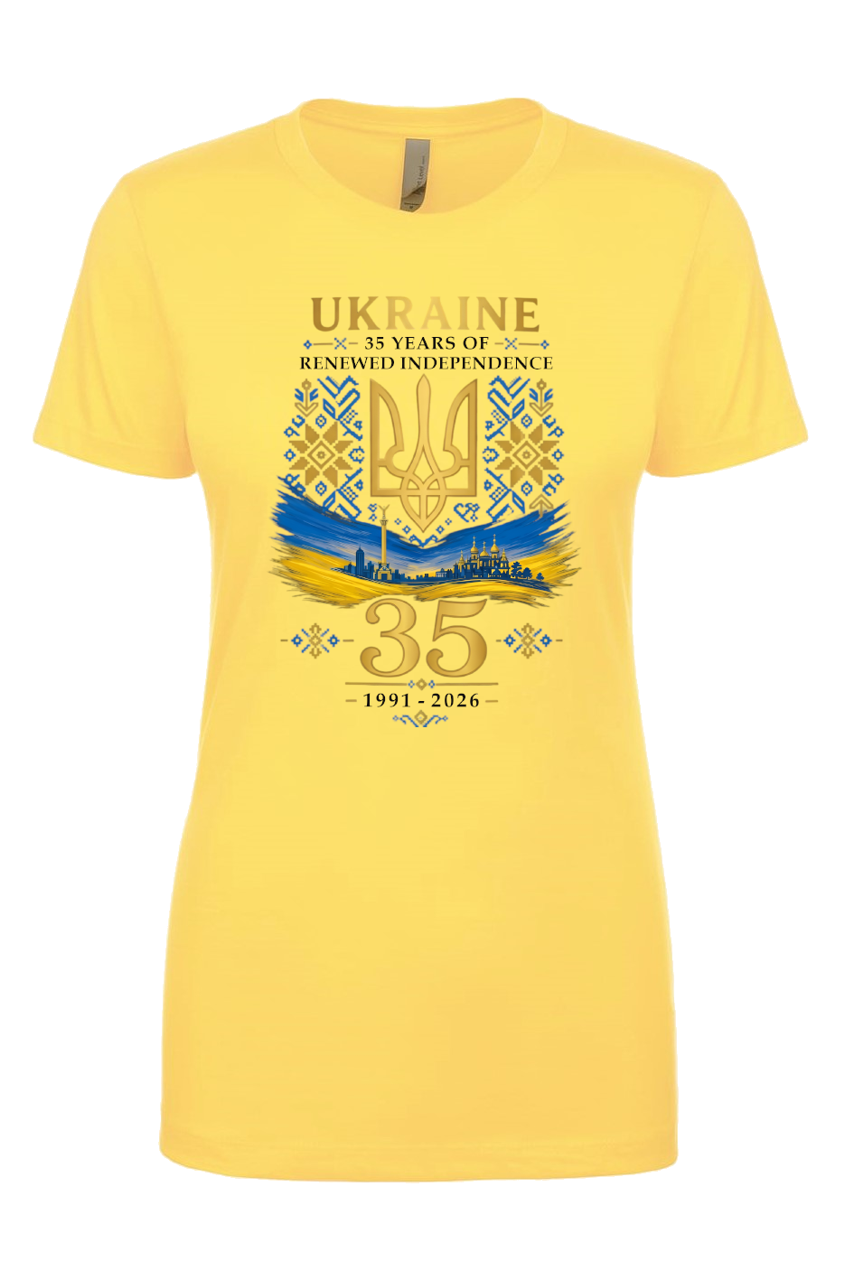 Female fit t-shirt "Ukraine 35"