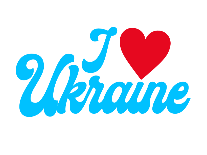 "I love Ukraine" decal