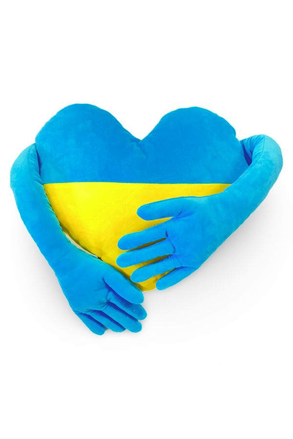 Ukrainian soft plush toy "Ukie Heart"