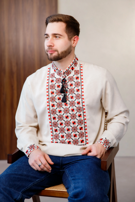 Ukrainian Men's Vyshyvanka Courage