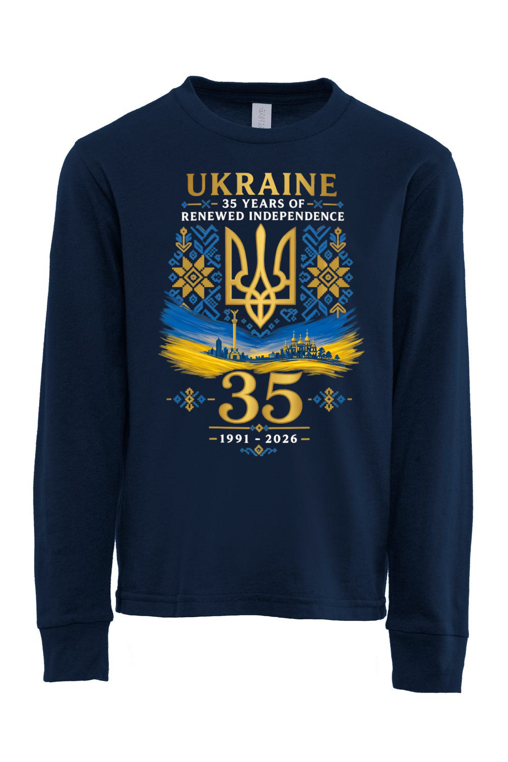 Youth long sleeve shirt "Ukraine 35"