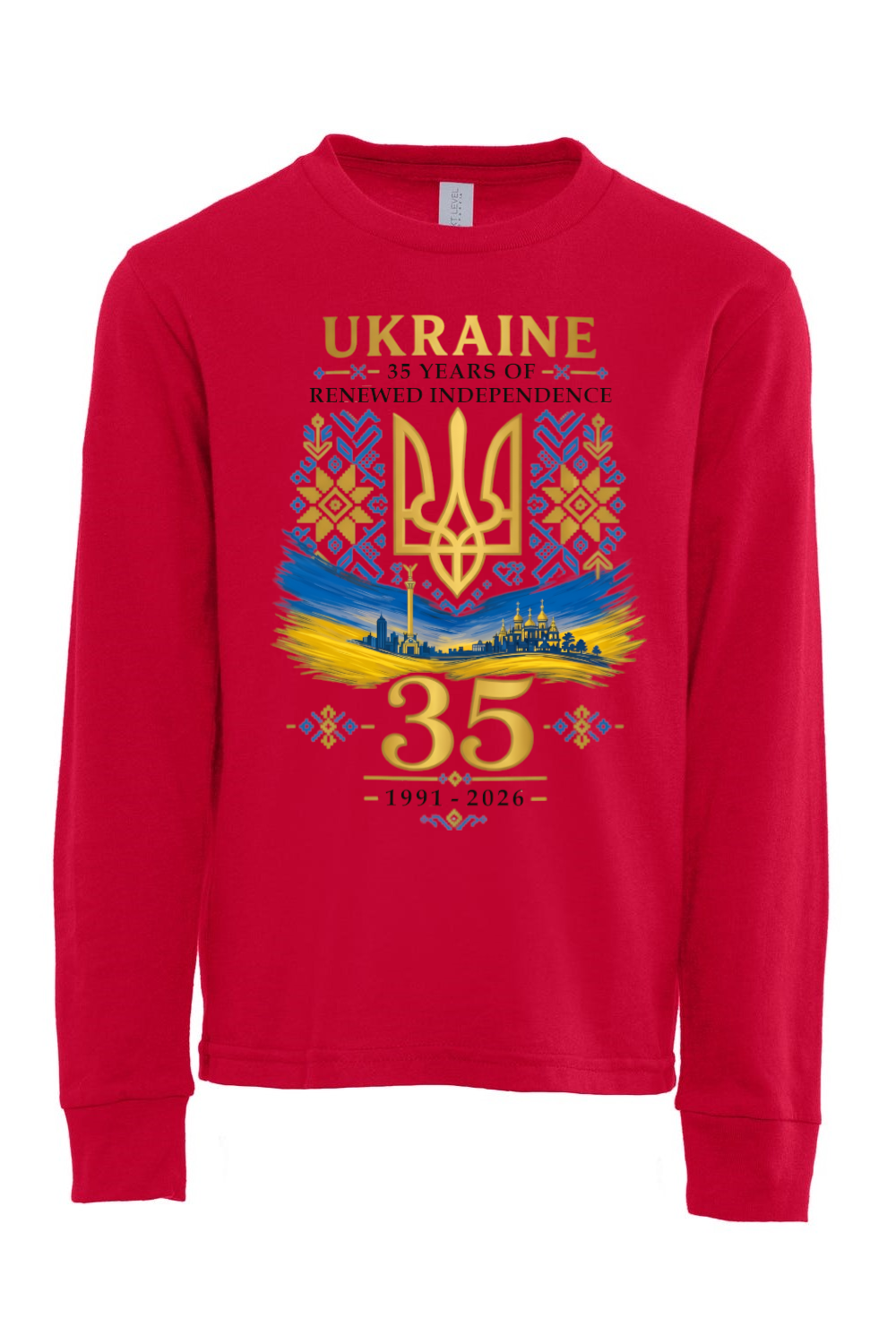 Youth long sleeve shirt "Ukraine 35"