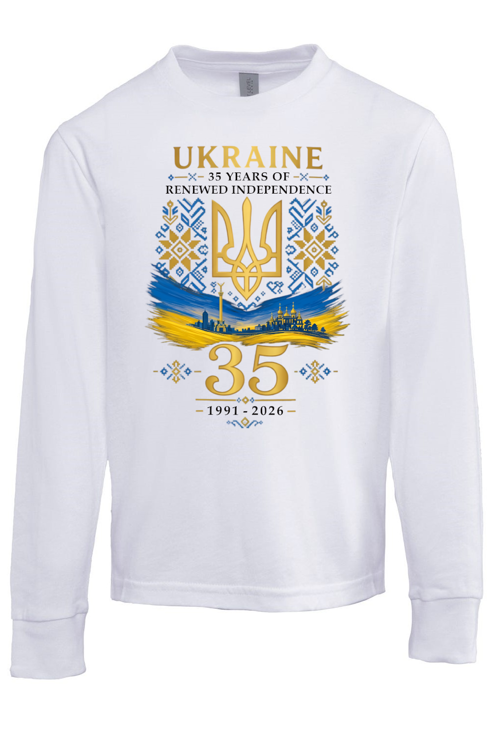 Youth long sleeve shirt "Ukraine 35"