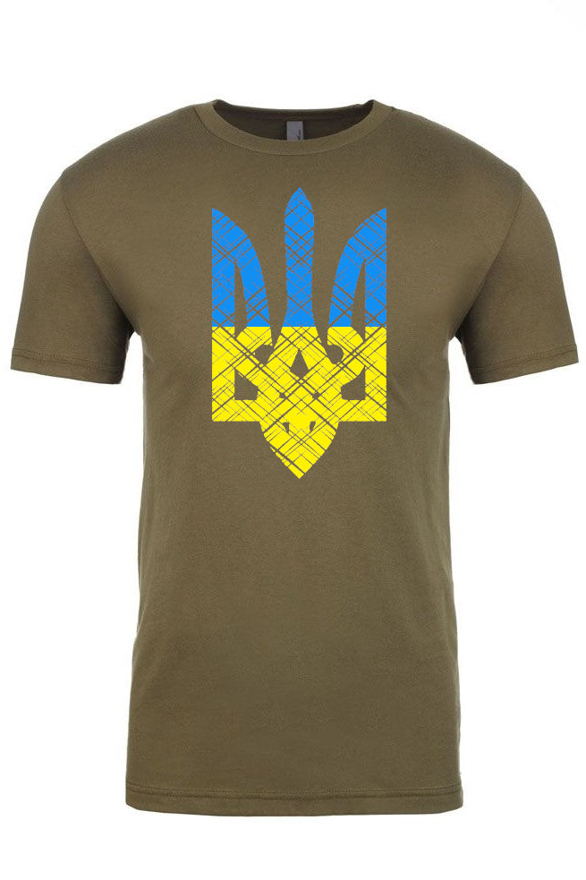 Adult t-shirt "Blue and yellow Trident"