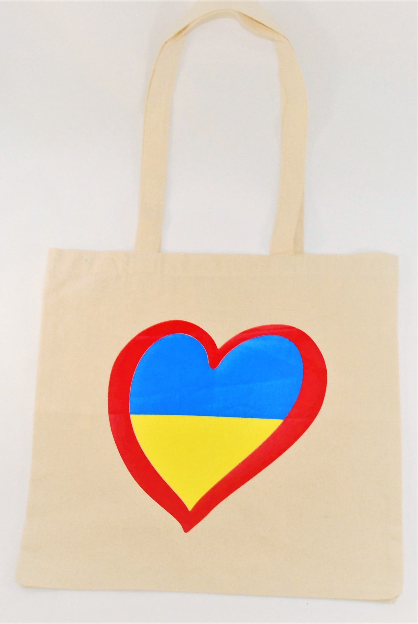 Canvas Tote Bag with Ukrainian print